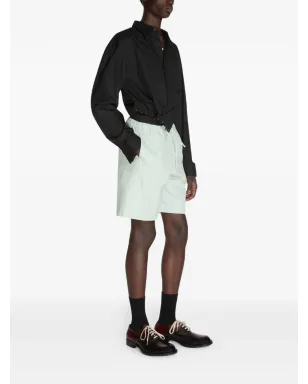 DRIES VAN NOTEN ストライプ柄ドローコード付きショートパンツ - サムネイル3