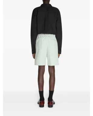 DRIES VAN NOTEN ストライプ柄ドローコード付きショートパンツ - サムネイル4