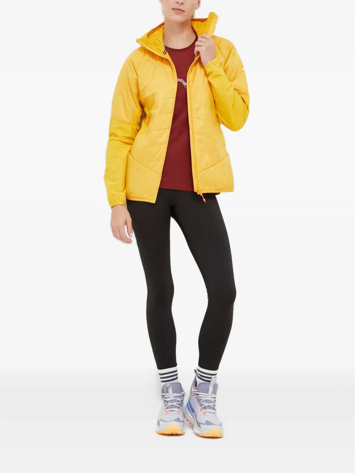 Salewa キルテッドフーデッドパフォーマンスジャケット - 画像2
