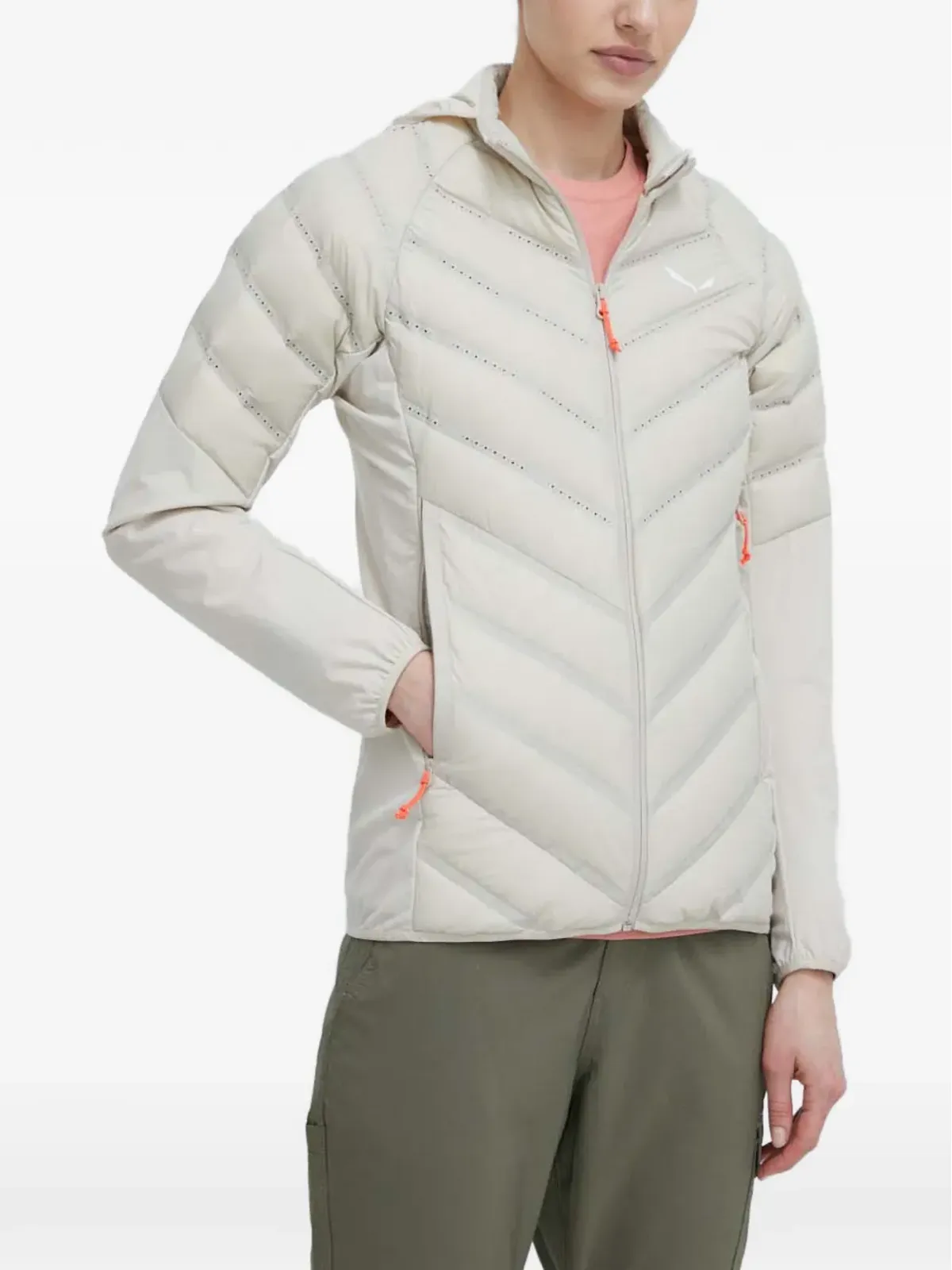 Salewa フーデッドキルティング・パフォーマンスジャケット - 画像3