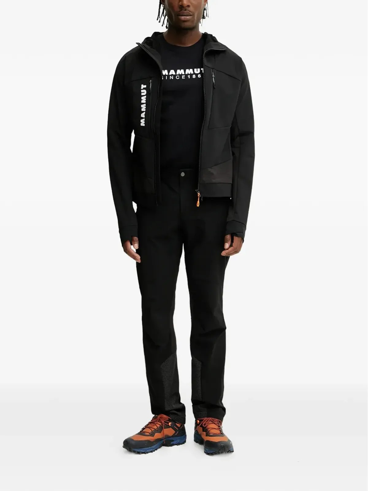 Mammut Aenergy SO ハイブリッドフード付きジップパフォーマンスジャケット - 画像2