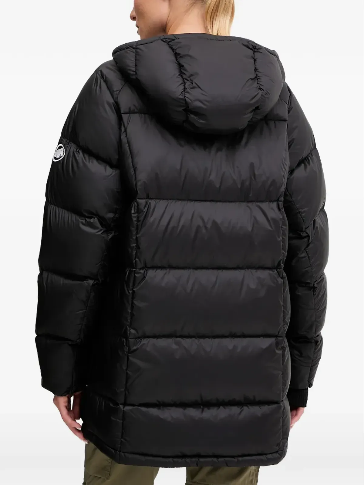Mammut ロゴプリント入りパデッドジャケット ブラック - 画像3