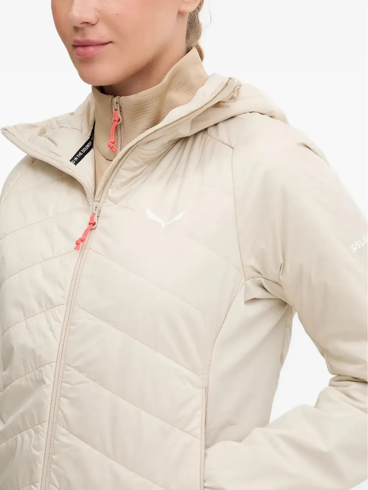 Salewa オルトレス・ハイブリッド・キルティングフードジャケット - Neutrals - 画像5