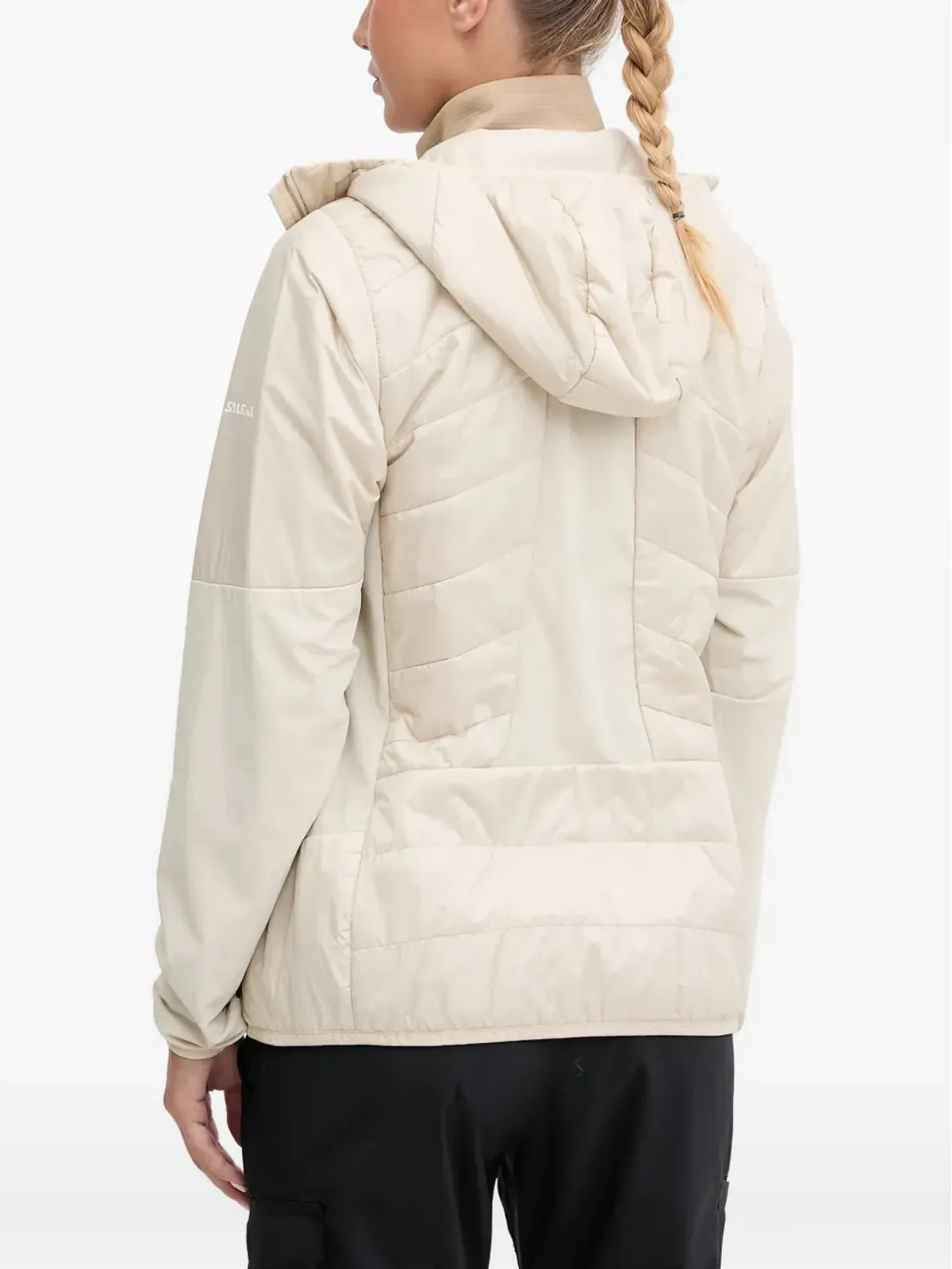Salewa オルトレス・ハイブリッド・キルティングフードジャケット - Neutrals - 画像3
