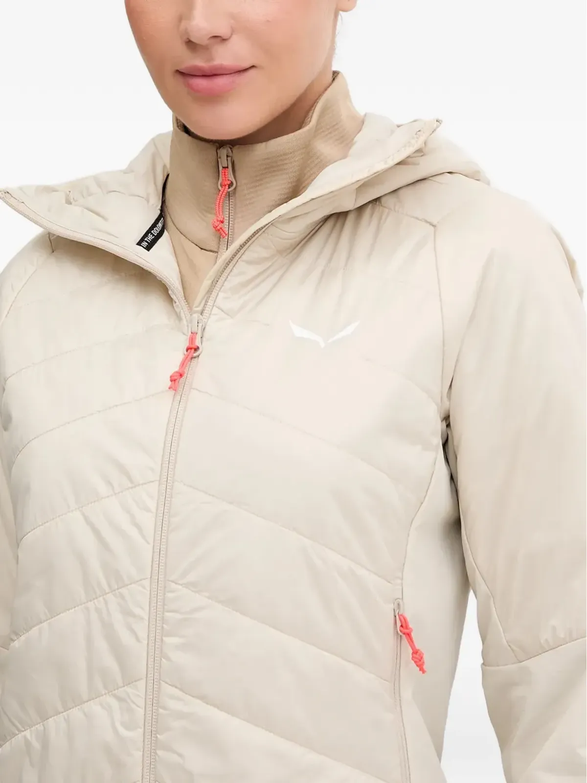 Salewa オルトレス・ハイブリッド・キルティングフードジャケット - Neutrals - 画像4