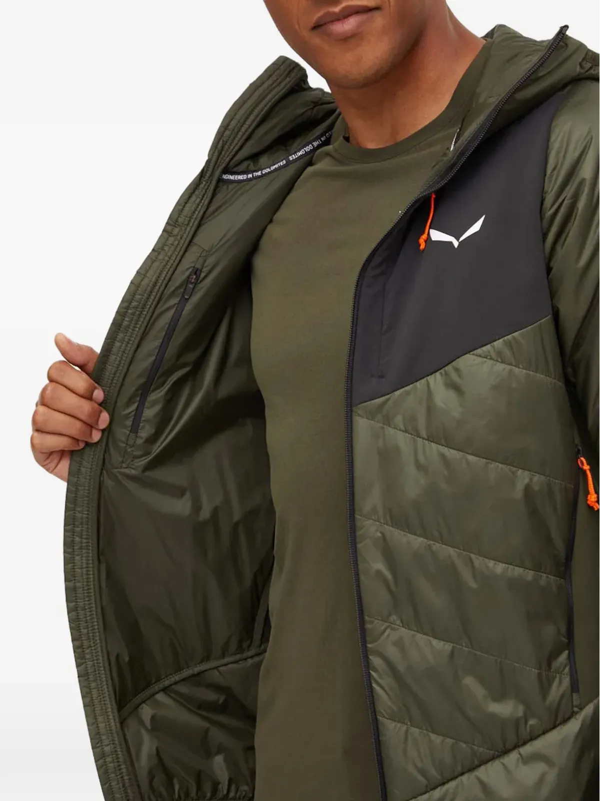 Salewa キルテッドフードジャケット - 画像5