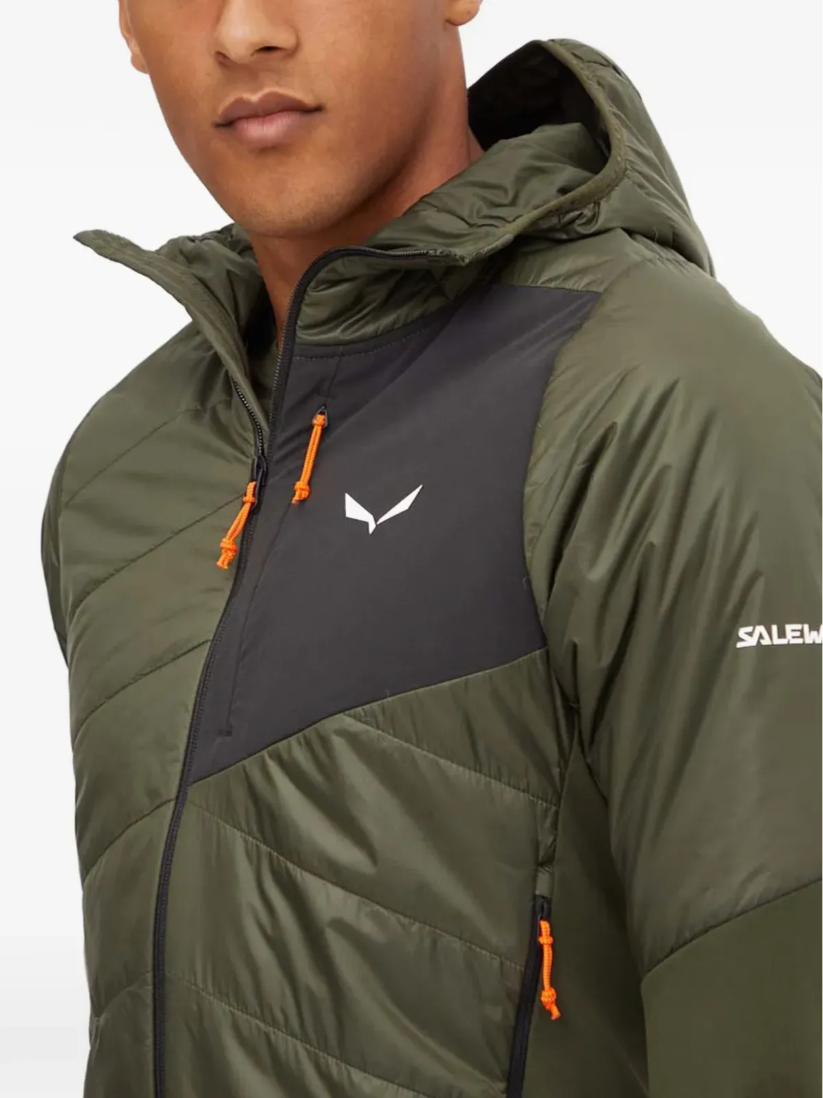 Salewa キルテッドフードジャケット - 画像4