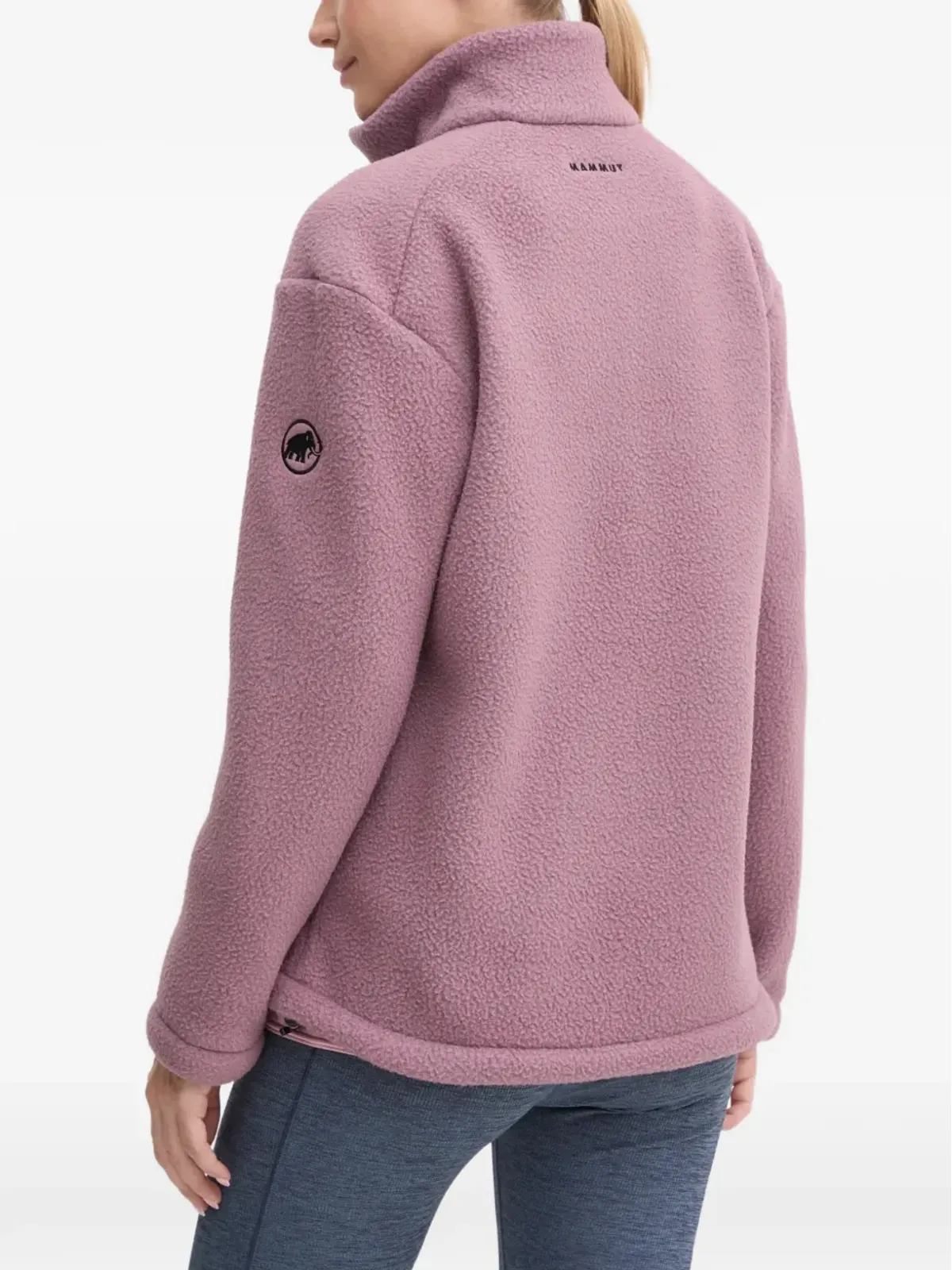 Mammut ロゴ刺繍入りフリーススウェットシャツ - 画像3