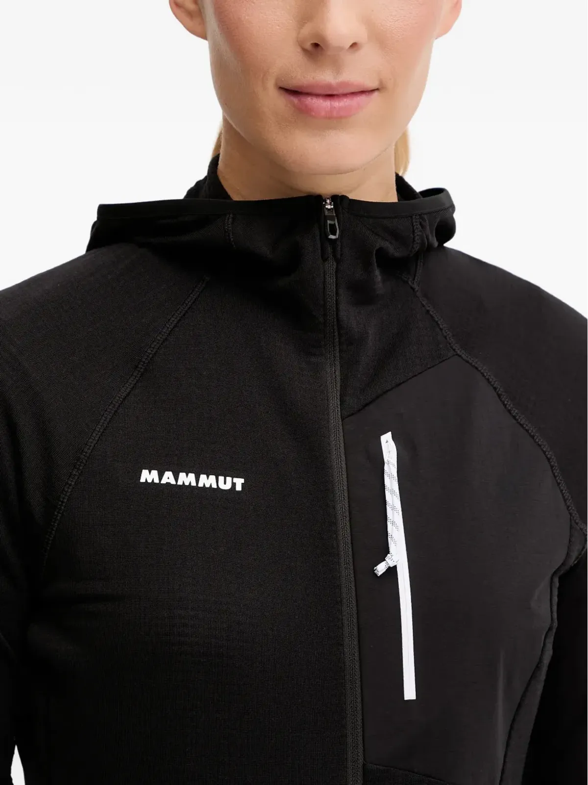 Mammut フード付きジップアップトップス - 画像4