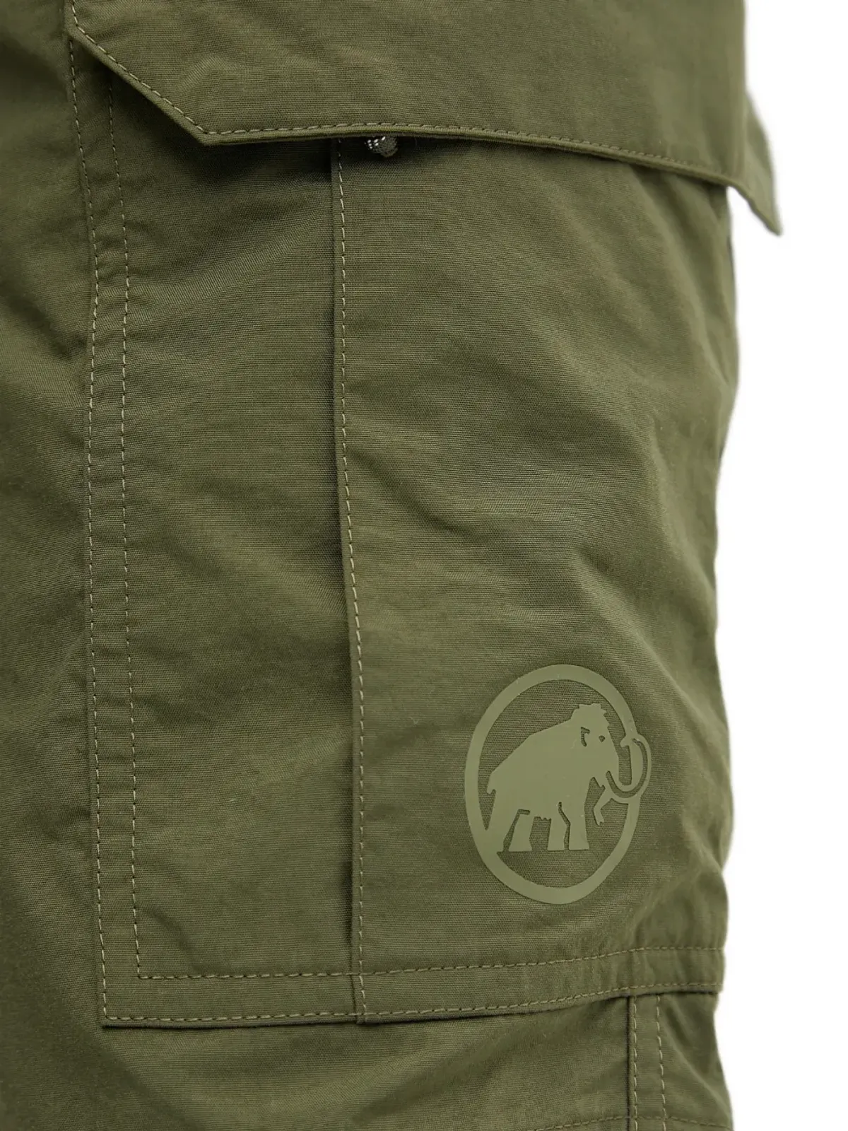 Mammut ハイキングベルトディテール カーゴショーツ グリーン - 画像4