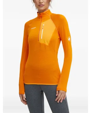 Mammut ロゴプリント長袖Tシャツ オレンジ - サムネイル1
