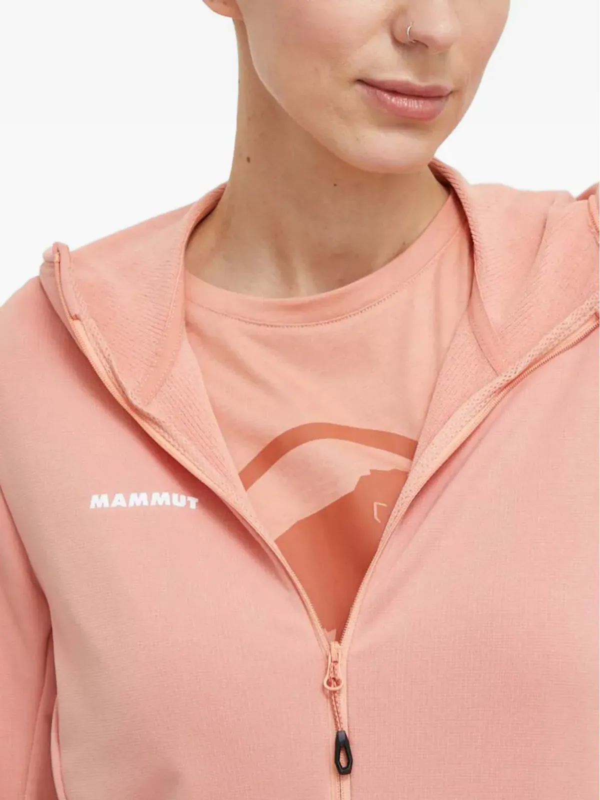 Mammut フード付きジップアップスウェット - 画像4