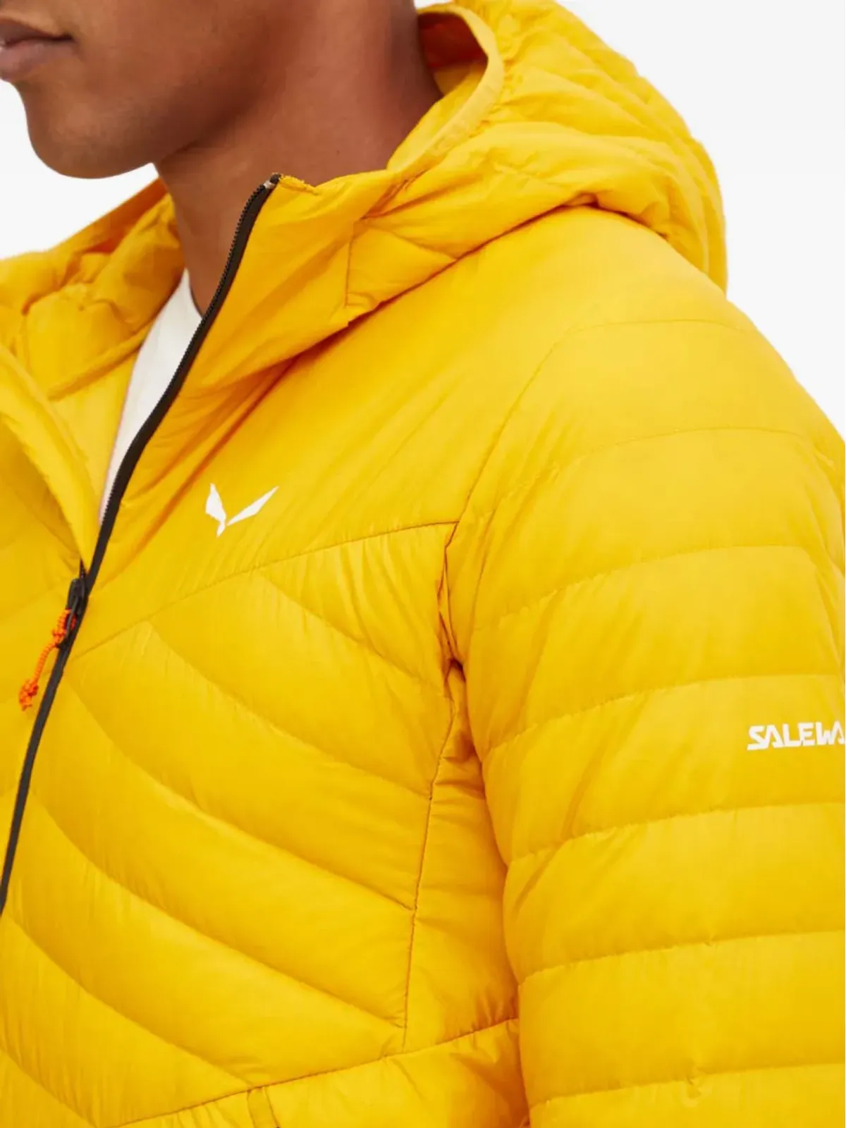 Salewa ブレンタ フード付き キルティング ジャケット - イエロー - 画像5