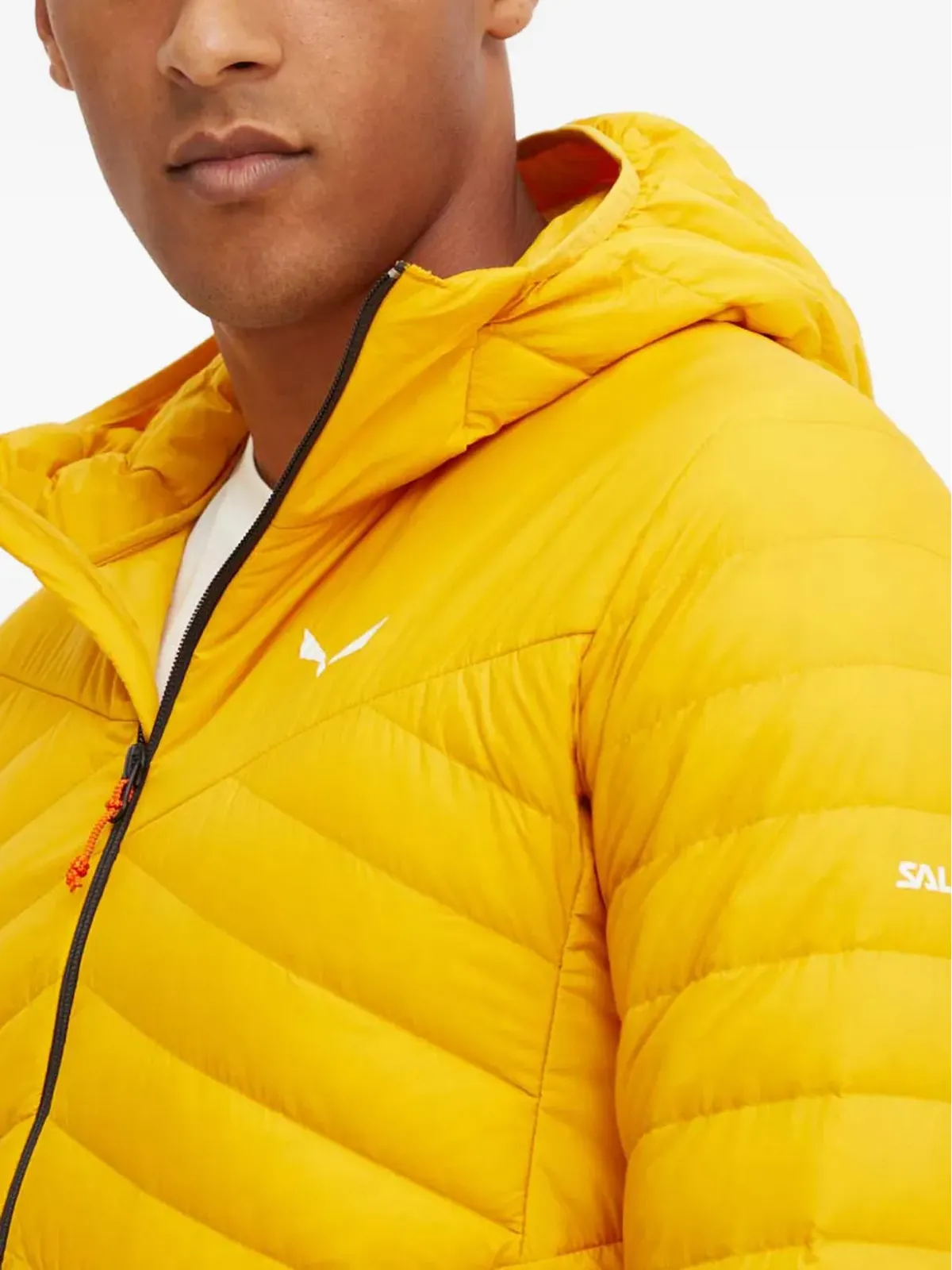 Salewa ブレンタ フード付き キルティング ジャケット - イエロー - 画像4