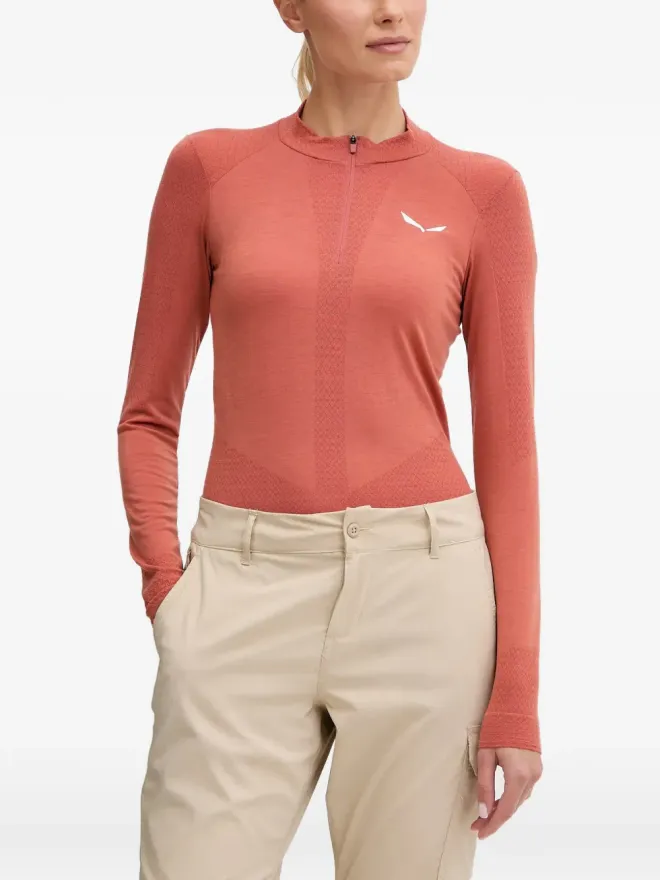 Salewa Salewa Zebru 半ジップTシャツの商品画像