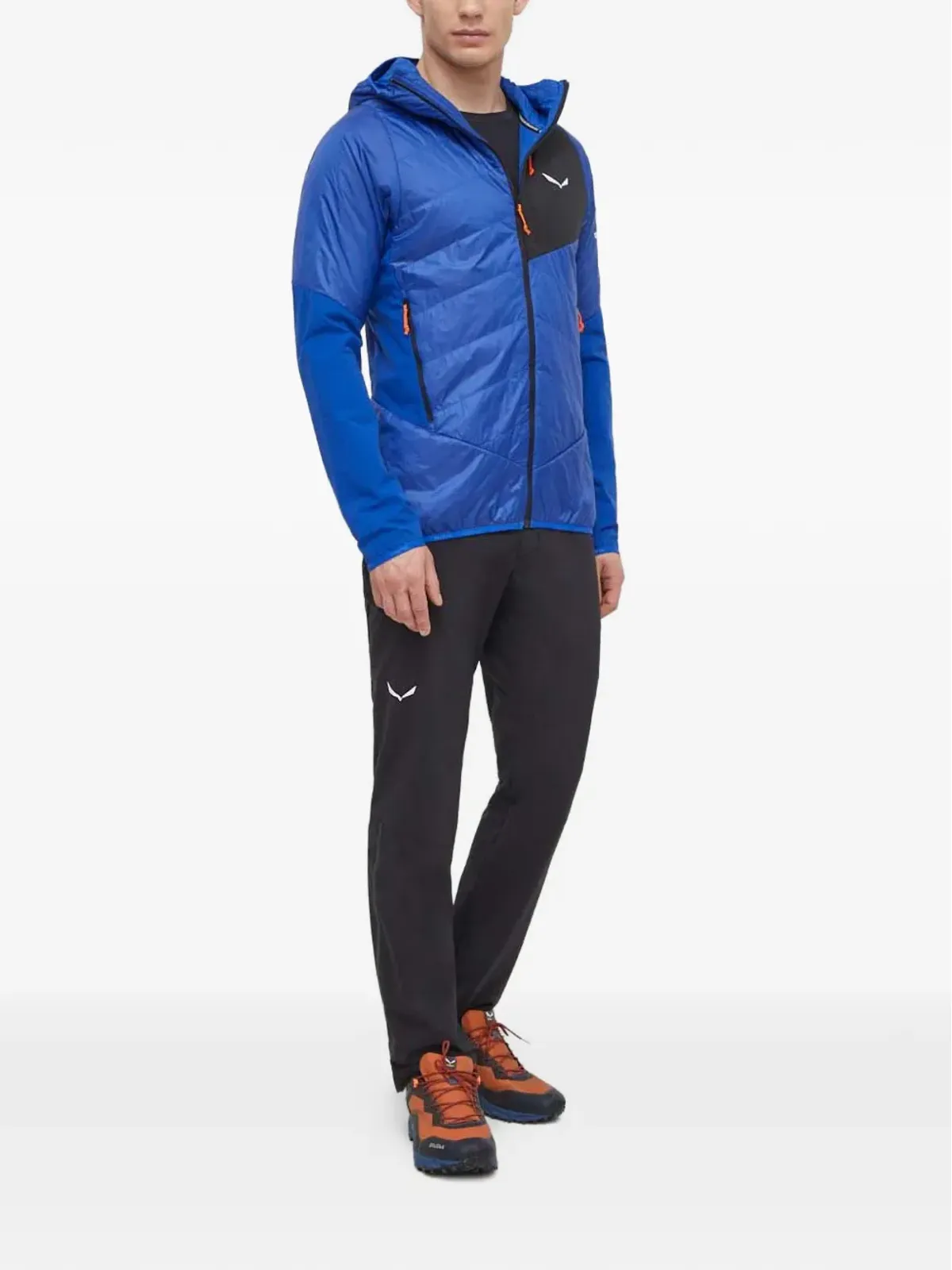 Salewa Ortles Hybrid フード付きキルティングジャケット - 画像2