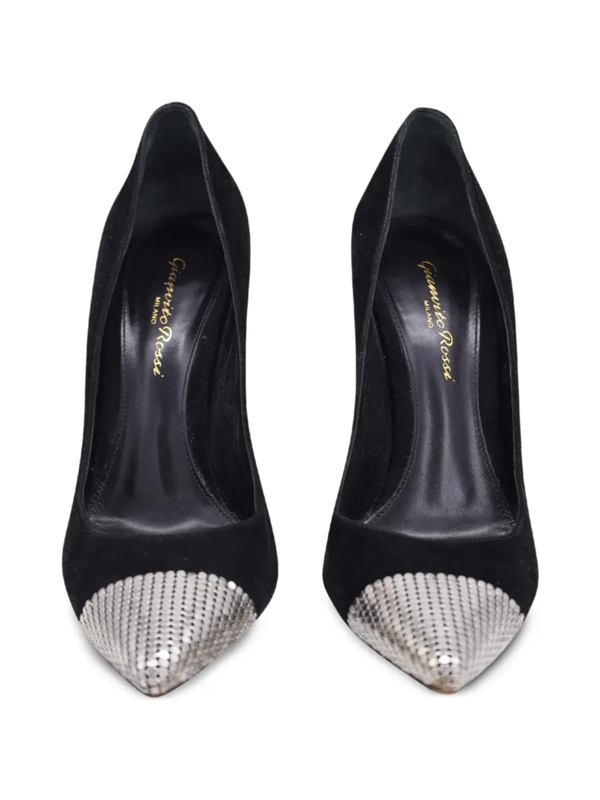Gianvito Rossi メタルメッシュパンプス - 画像2