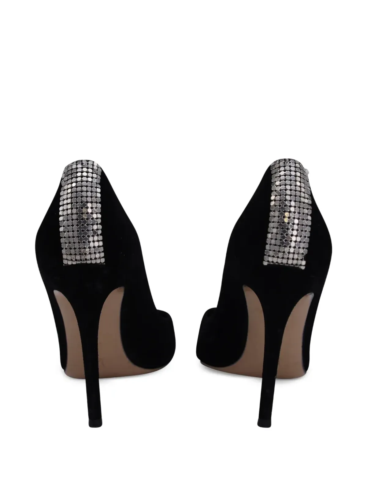 Gianvito Rossi メタルメッシュパンプス - 画像3