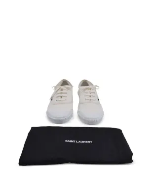 Saint Laurent Pre-Owned Wes lace-up sneakers - White - サムネイル5