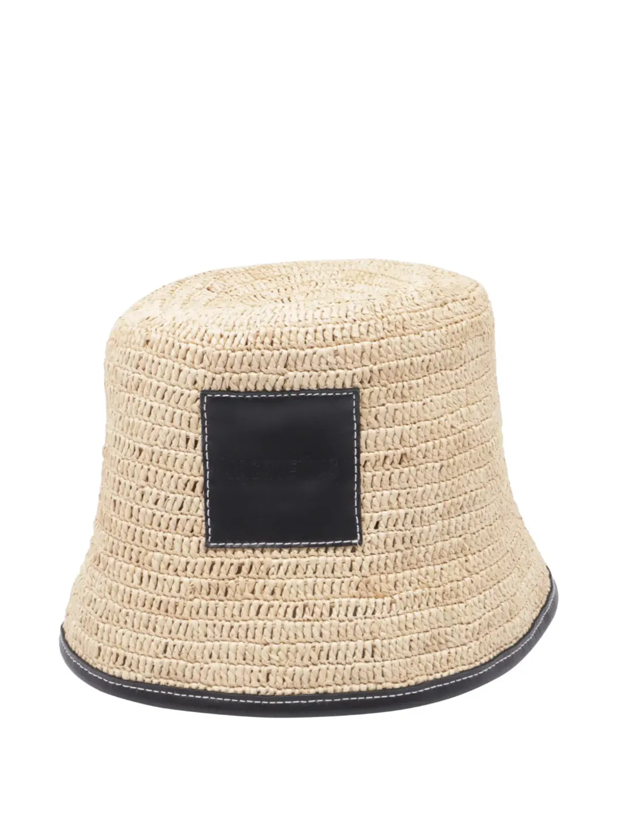 Jacquemus Pre-Owned Le Bob Soli ラフィア バケットハット - 画像1