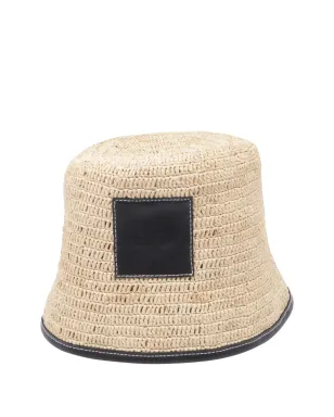 Jacquemus Pre-Owned Le Bob Soli ラフィア バケットハット - サムネイル1