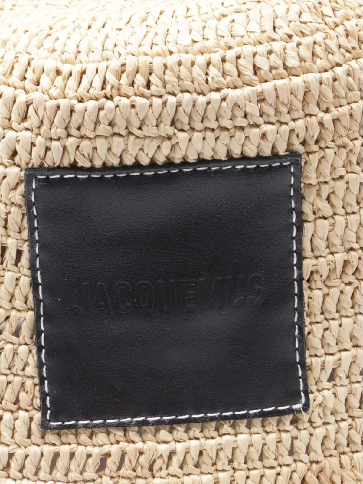 Jacquemus Pre-Owned Le Bob Soli ラフィア バケットハット - 画像5