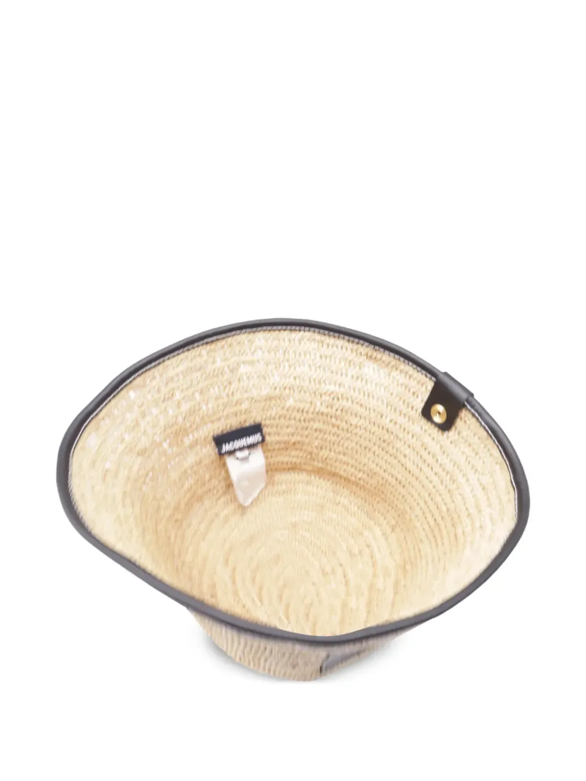 Jacquemus Pre-Owned Le Bob Soli ラフィア バケットハット - 画像3