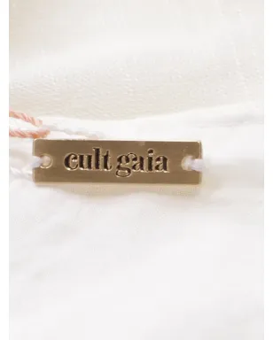 Cult Gaia カットアウトサイドスリットホルターネックドレス（ビンテージ） - ホワイト - サムネイル4