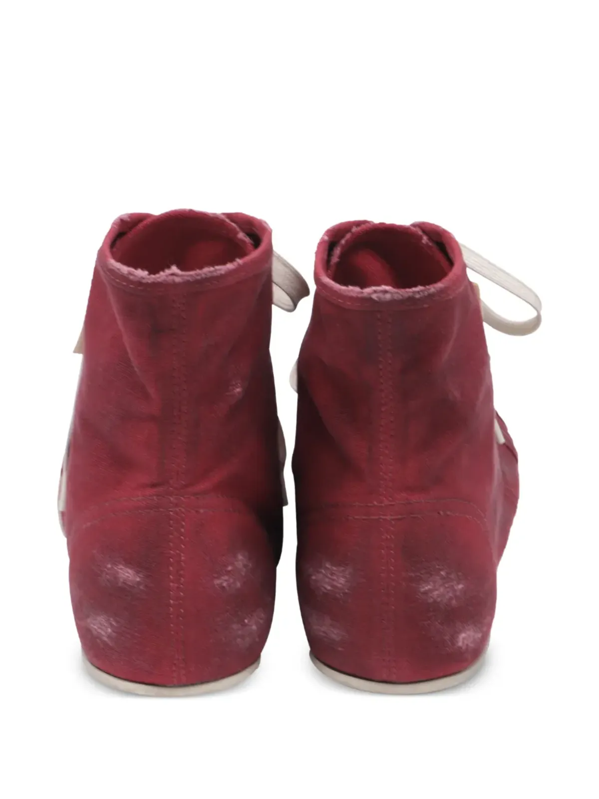 Balenciaga Pre-Owned ウルトラフラット キャンバススニーカー - レッド - 画像4