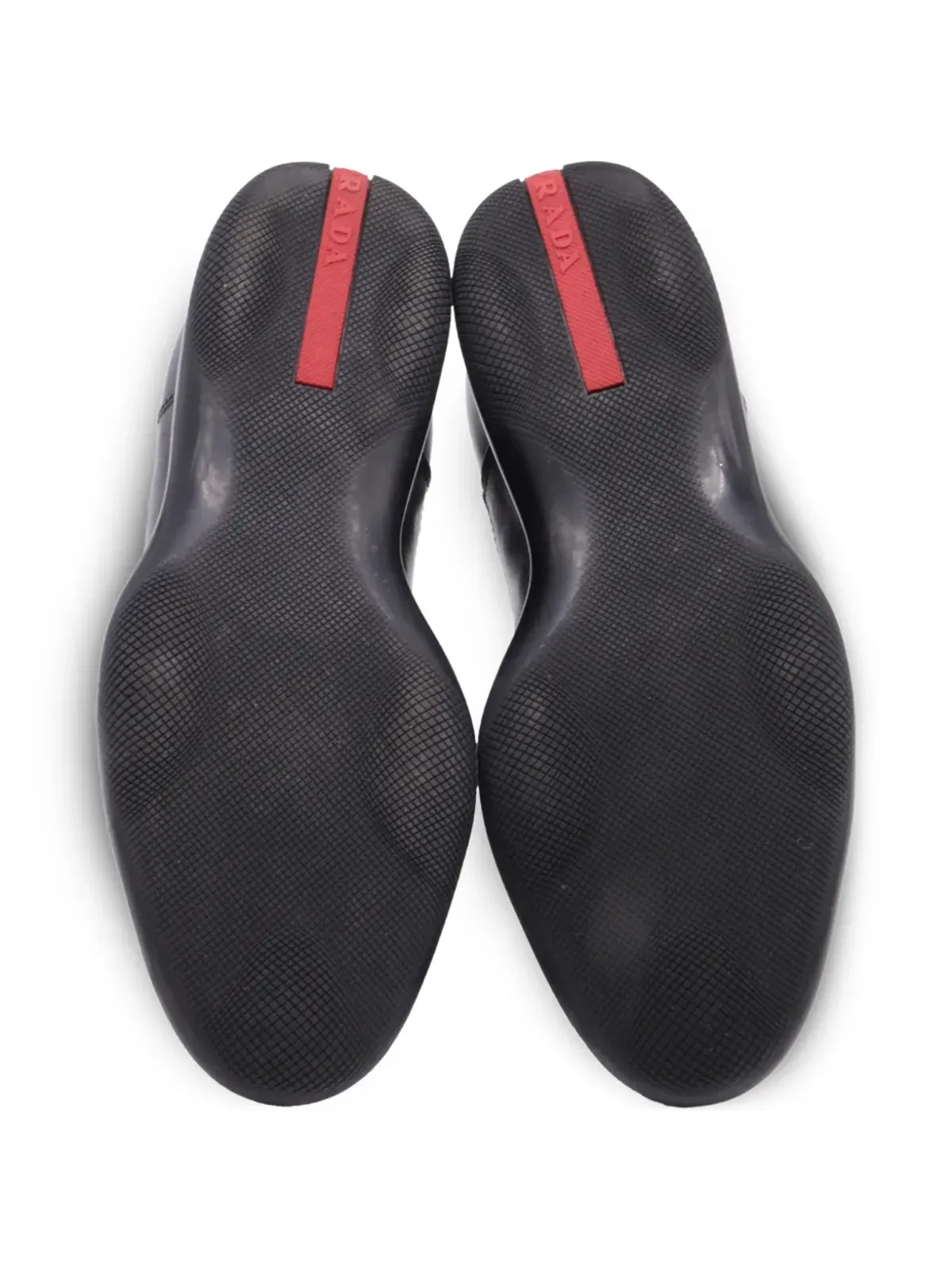 Prada Pre-Owned チェルシー レザー アンクルブーツ ブラック - 画像5