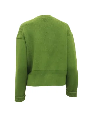 Bottega Veneta Pre-Owned english ribbed-knit sweater - Green - サムネイル2