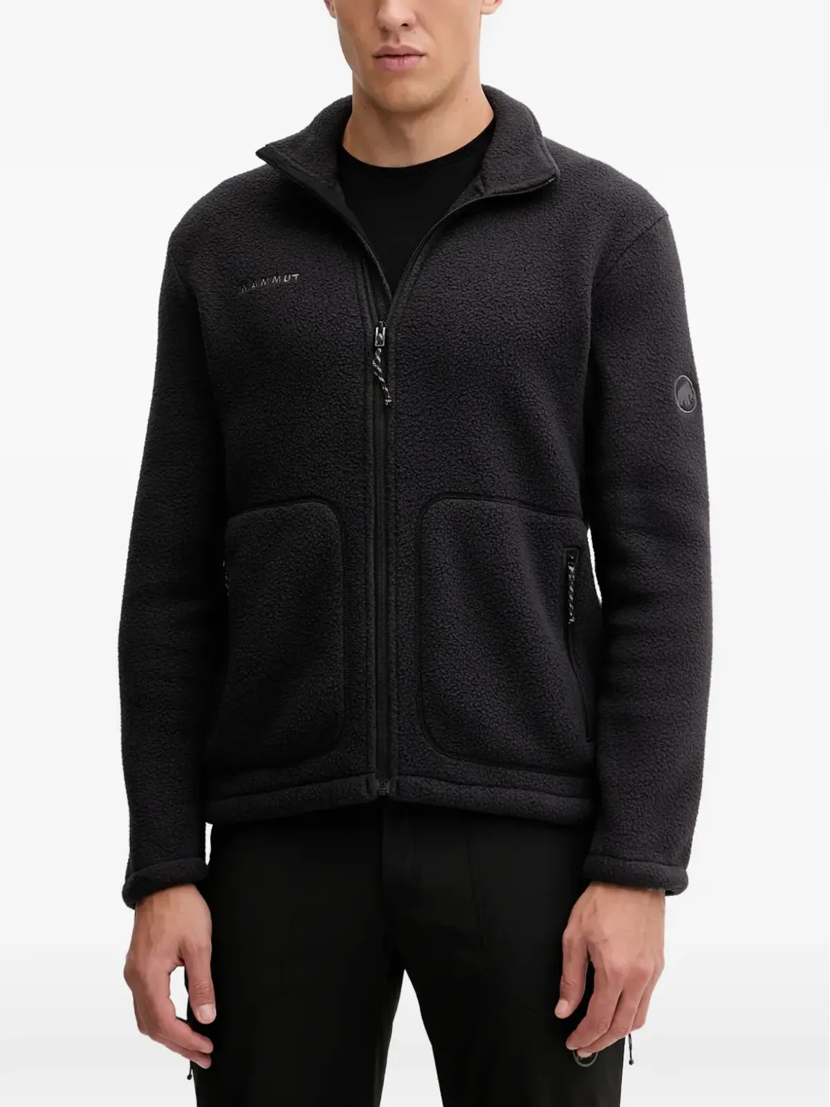 Mammut ロゴ刺繍フリースジャケット - 画像1