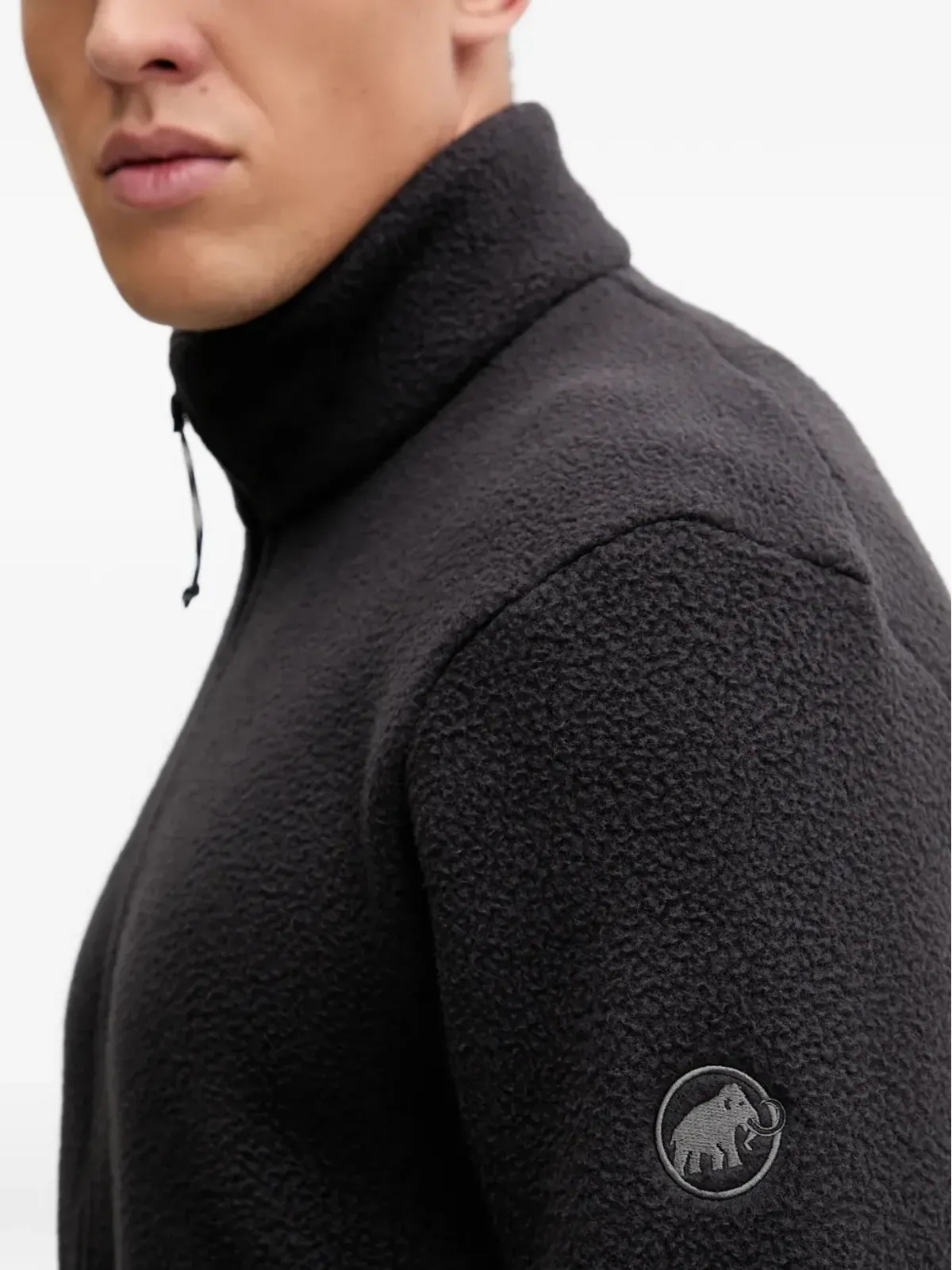 Mammut ロゴ刺繍フリースジャケット - 画像5