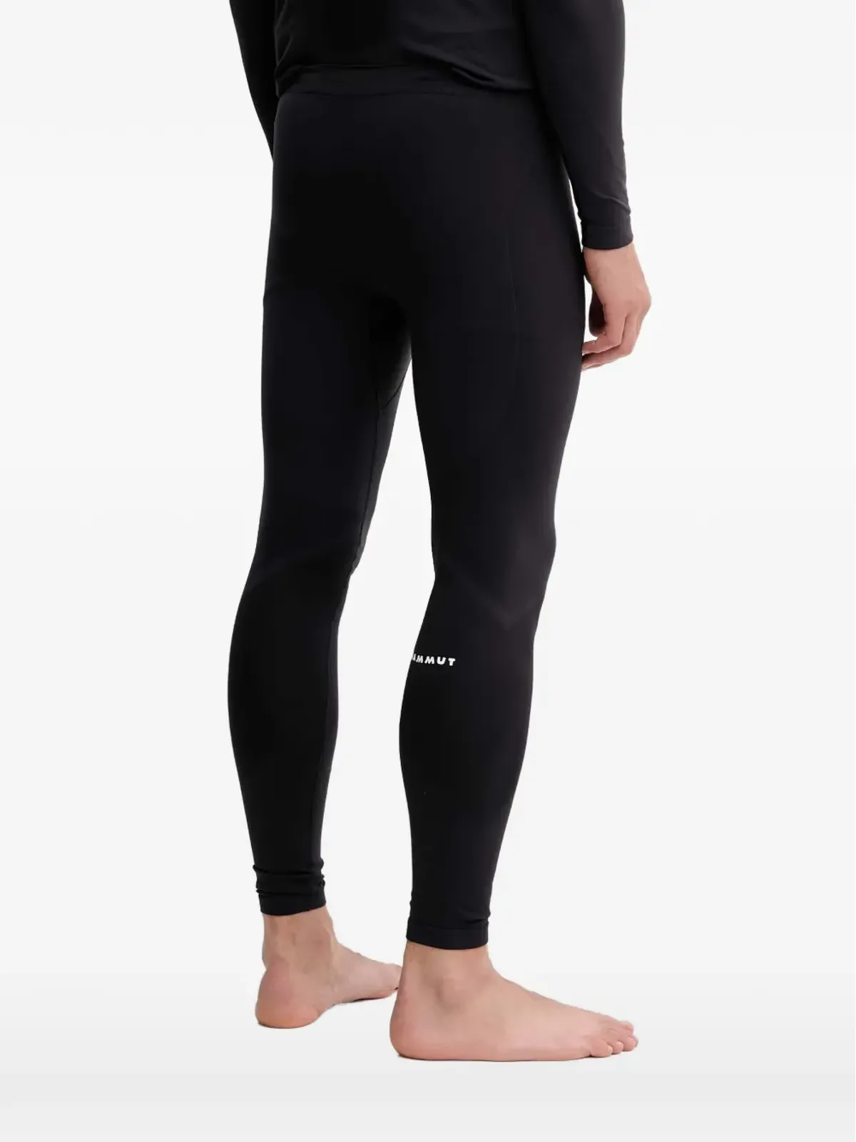 Mammut ロゴプリント スキーウェア レギンス ブラック - 画像3