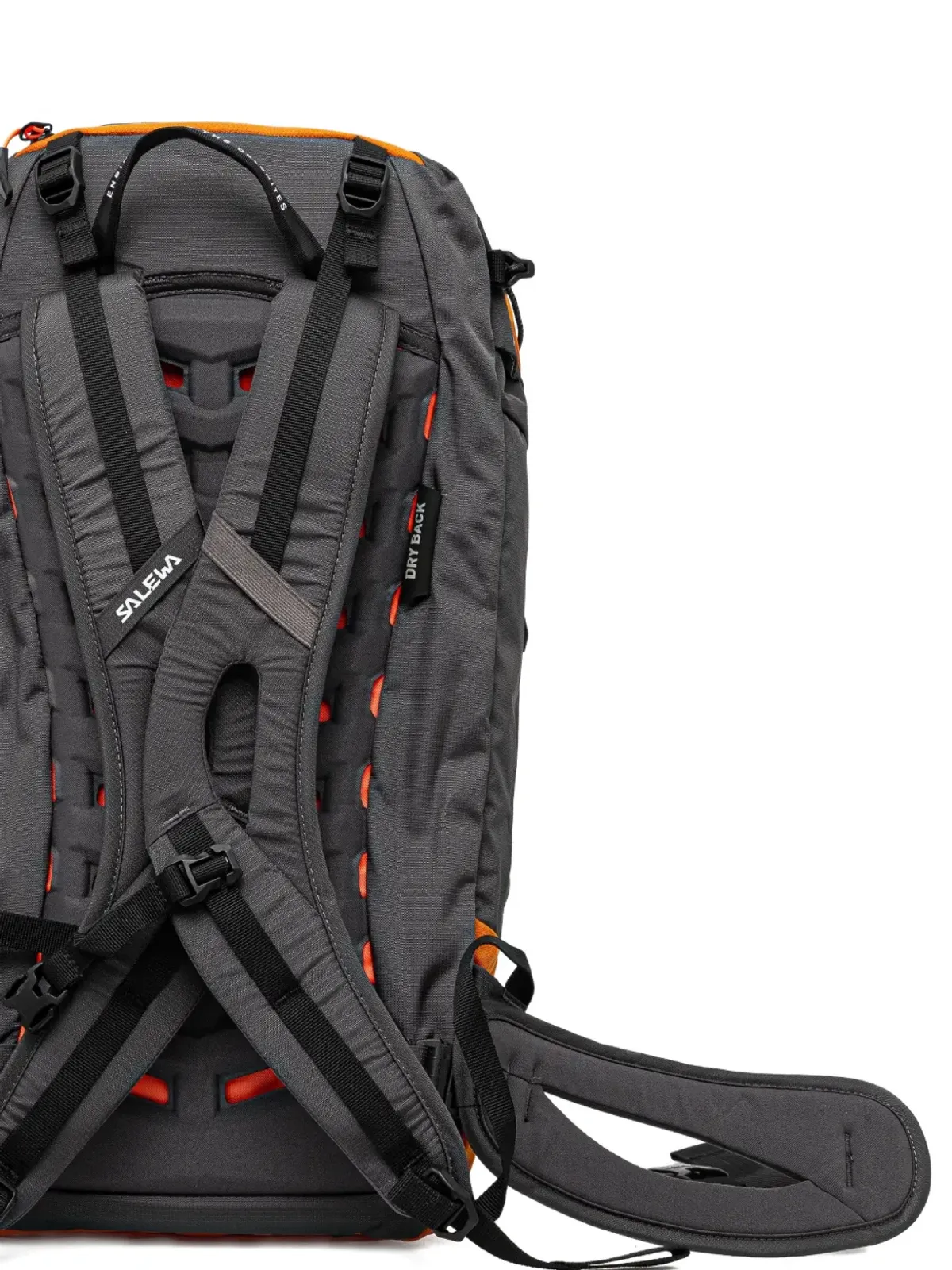Salewa Puez ロゴ ドローコード バックパック - オレンジ - 画像3