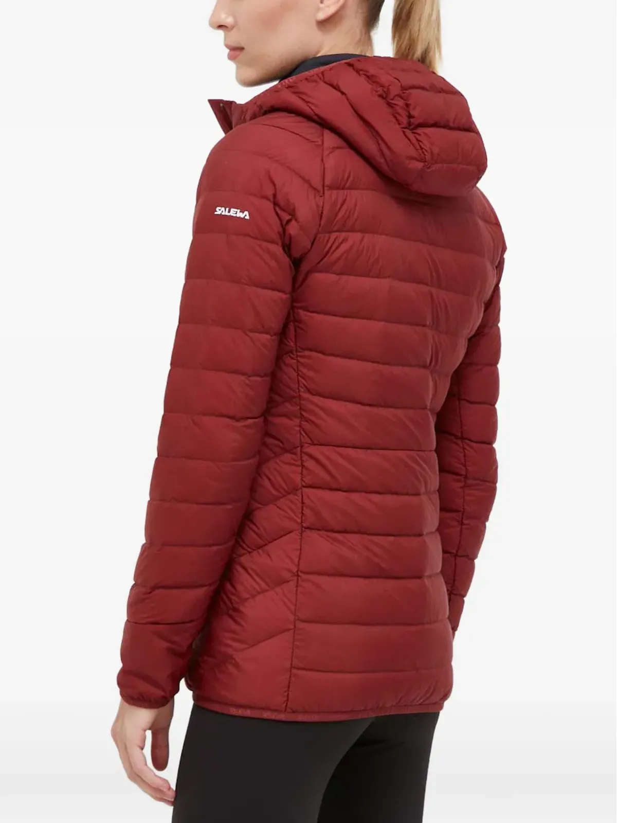 Salewa フード付きキルテッドジャケット - 画像3