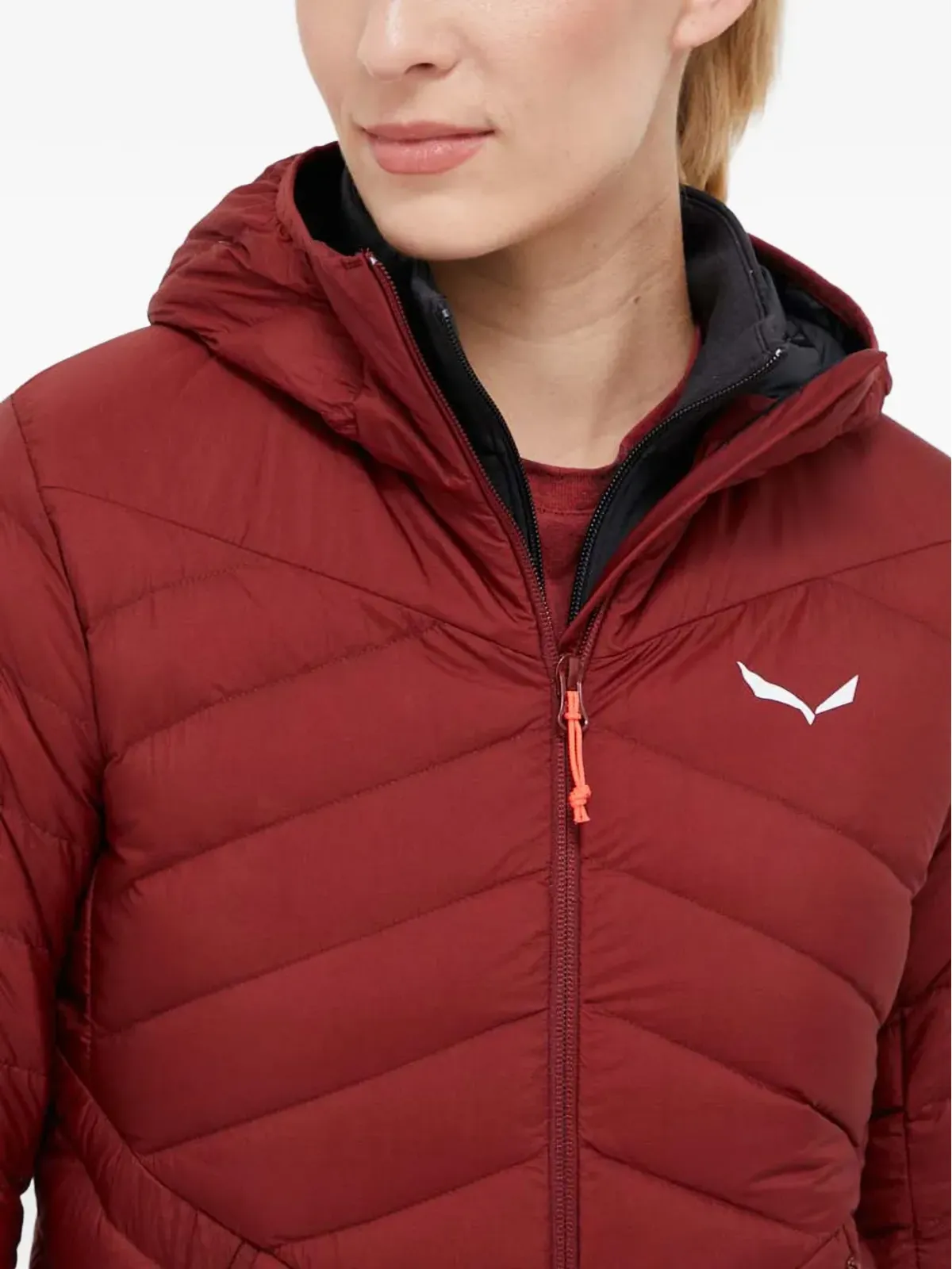 Salewa フード付きキルテッドジャケット - 画像4