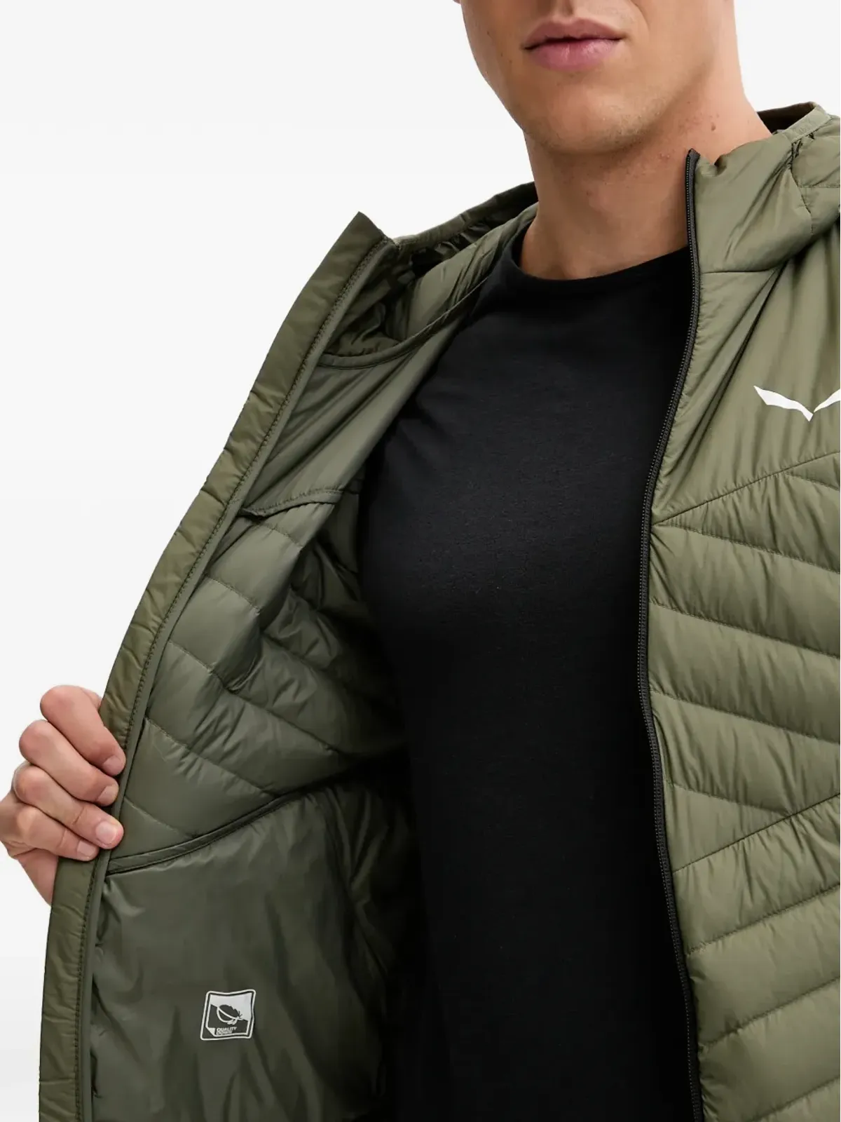 Salewa フード付きパッド入りジャケット - 画像5