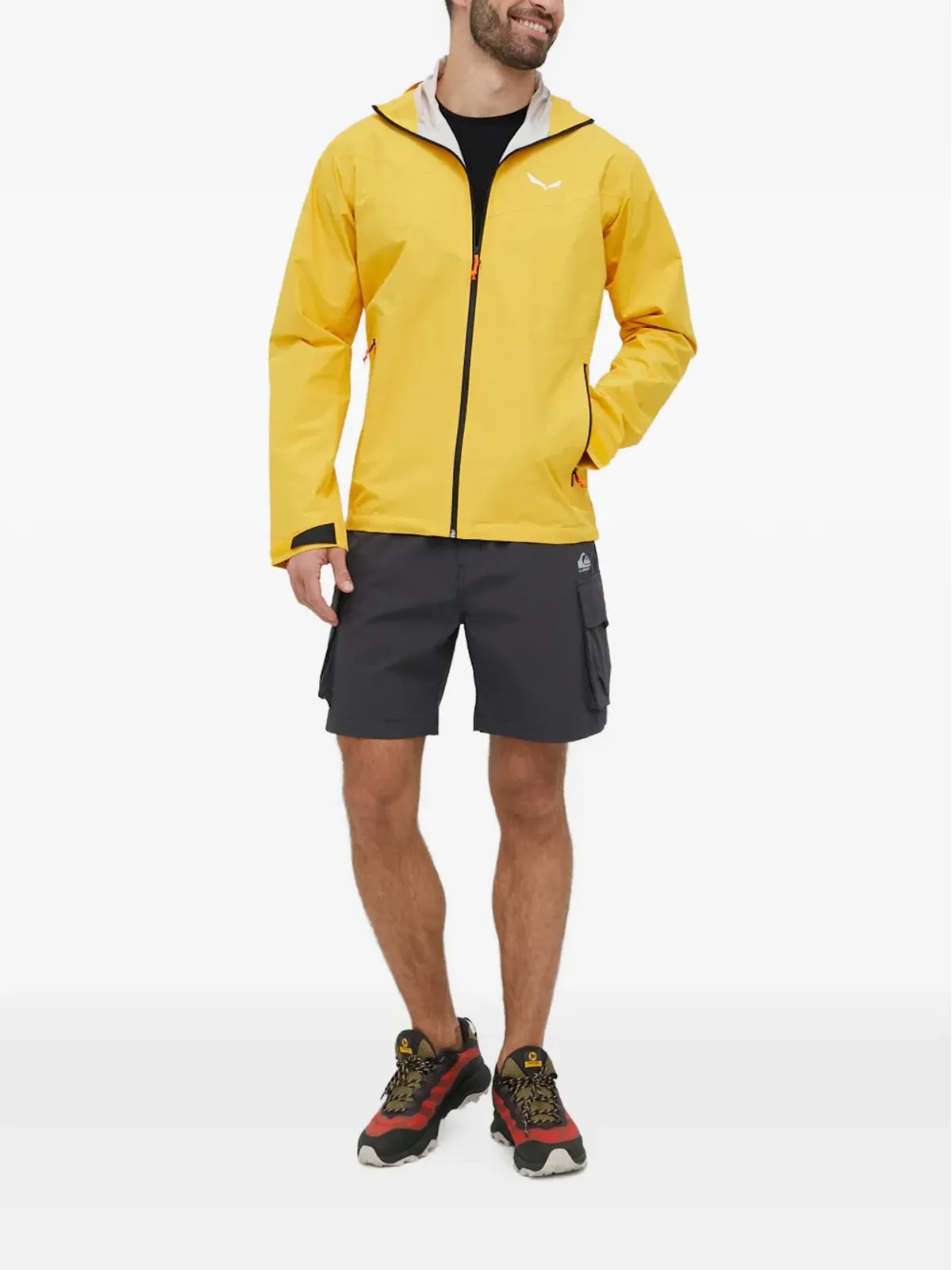 Salewa フード付きジップジャケット - イエロー - 画像2