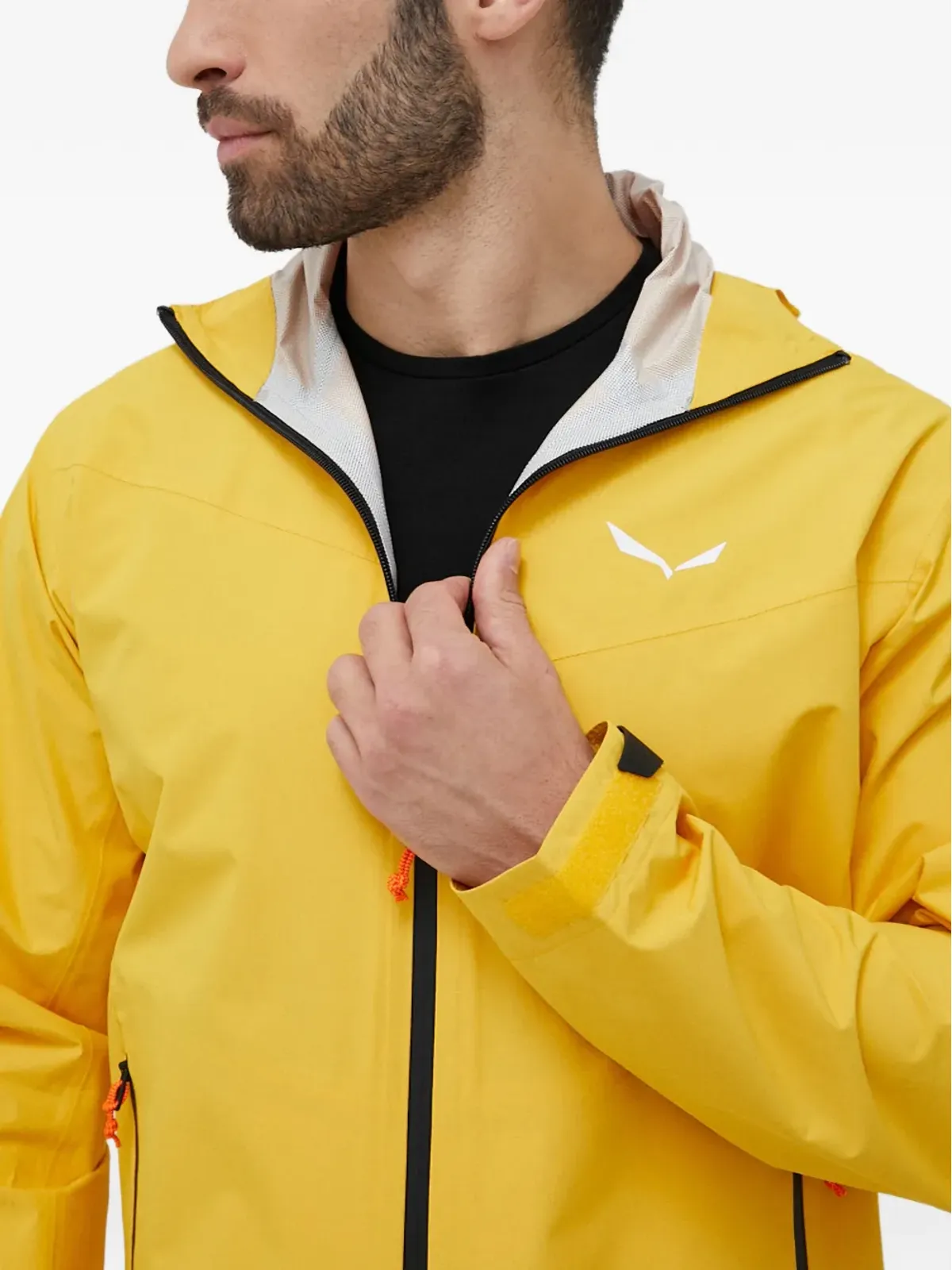 Salewa フード付きジップジャケット - イエロー - 画像4