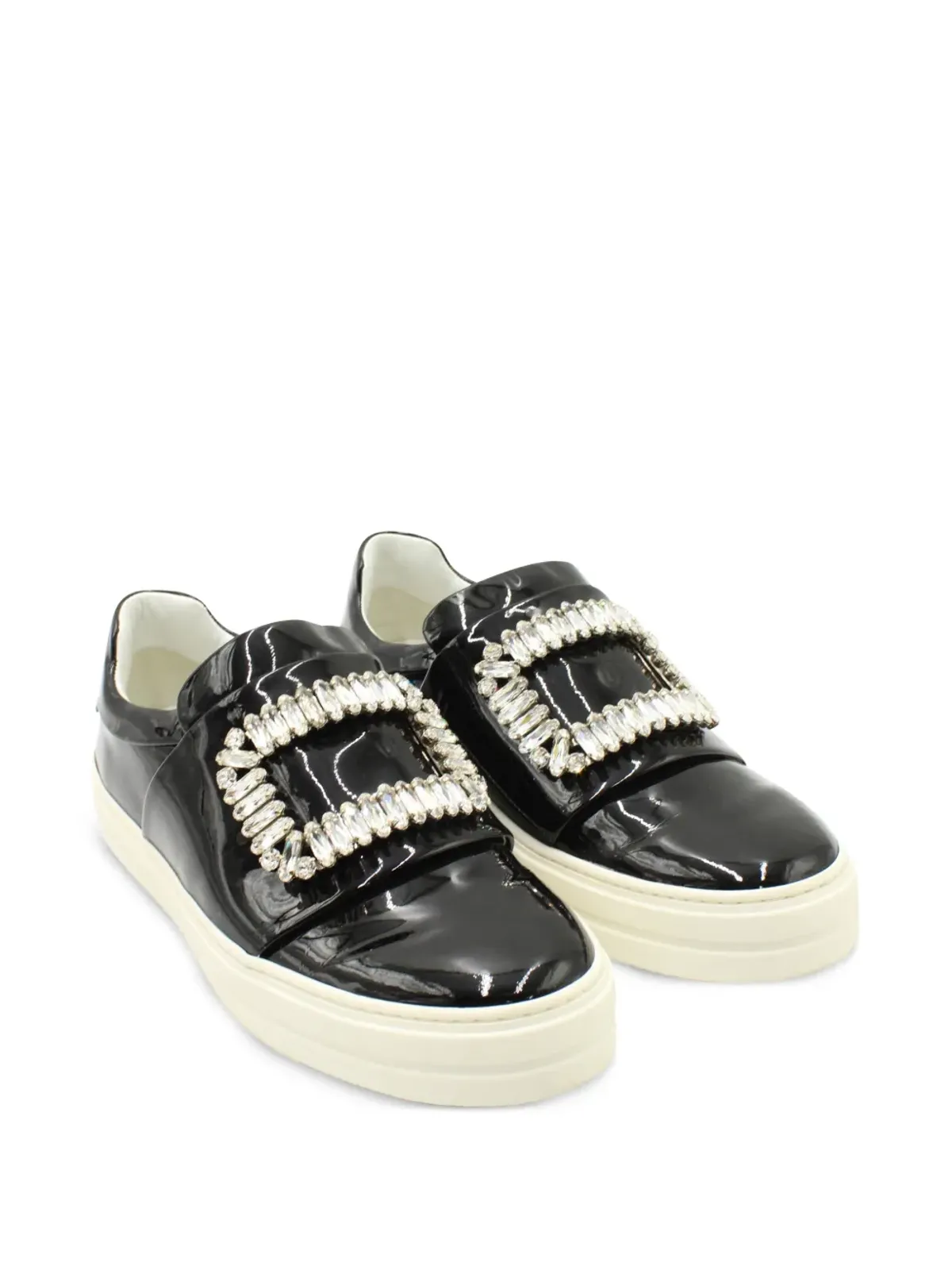 Roger Vivier Vintage クリスタル装飾スニーカー - 画像4