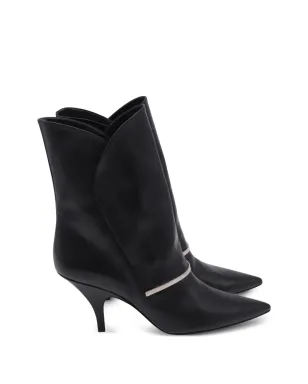 Givenchy Pre-Owned embellished pointed ankle boots - Black - サムネイル1