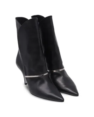 Givenchy Pre-Owned embellished pointed ankle boots - Black - サムネイル2