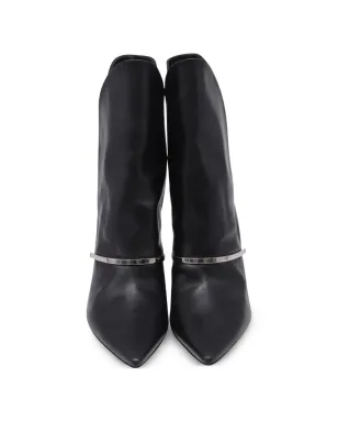 Givenchy Pre-Owned embellished pointed ankle boots - Black - サムネイル4