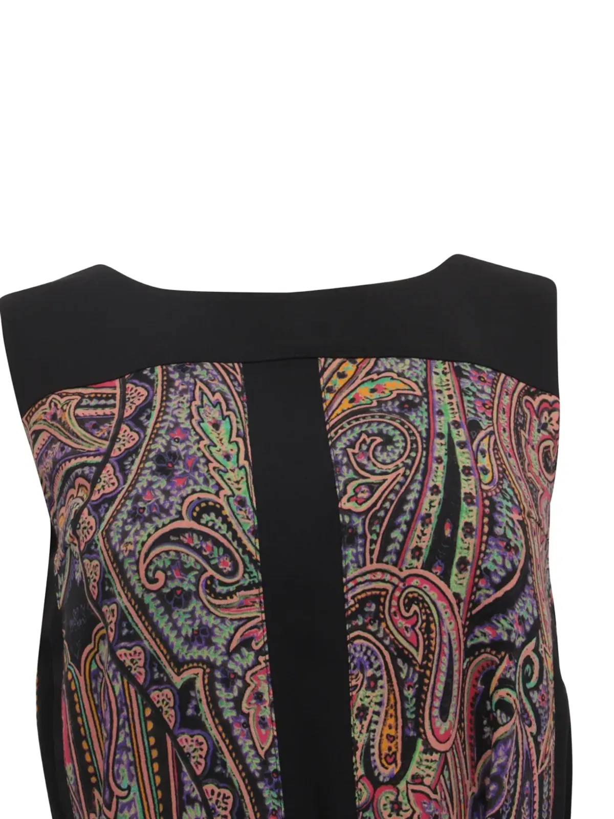Etro Vintage ペイズリープリントミニドレス - 画像4