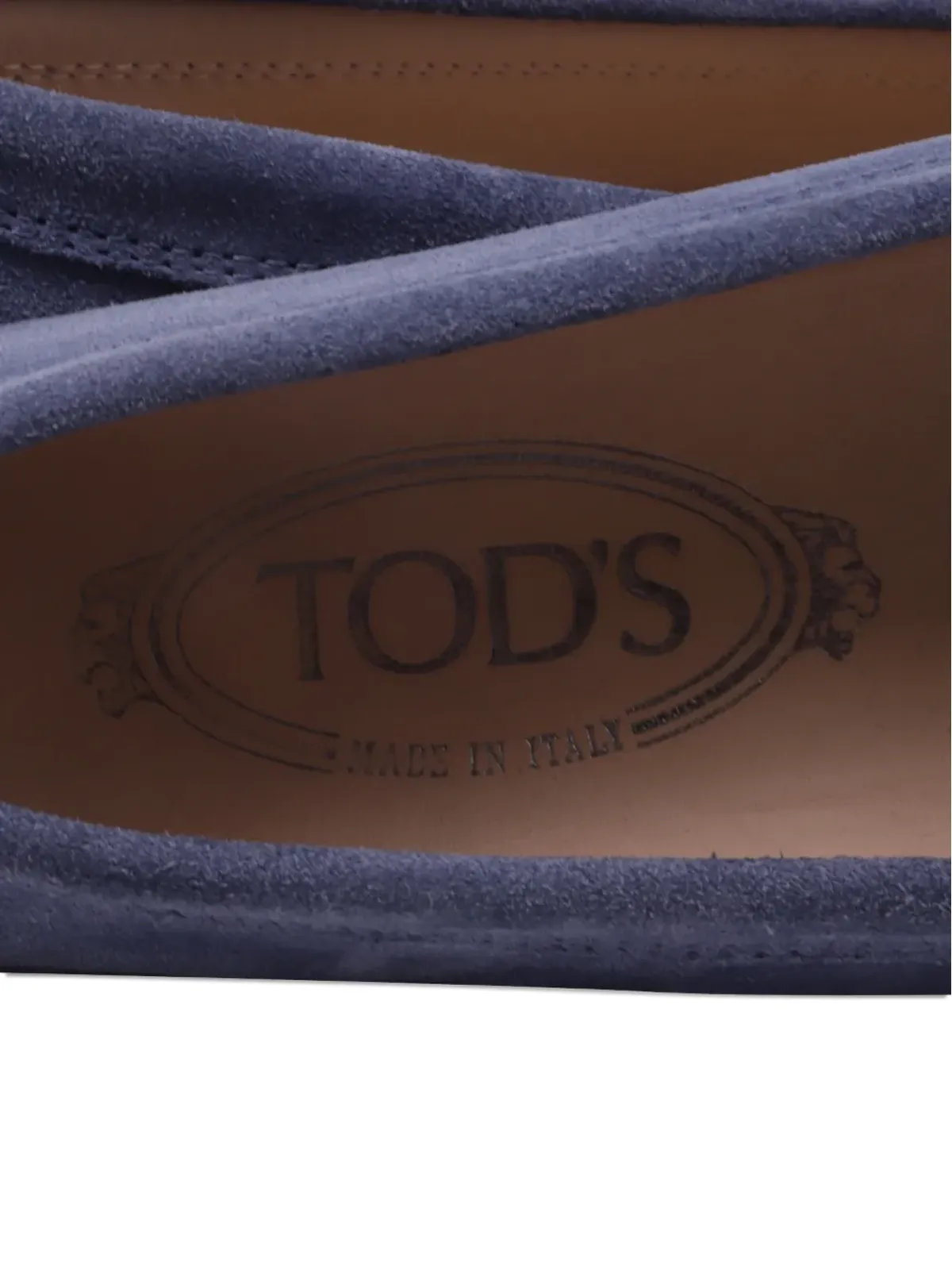 Tod's Vintage Gommino suede loafers - Blue - 画像5