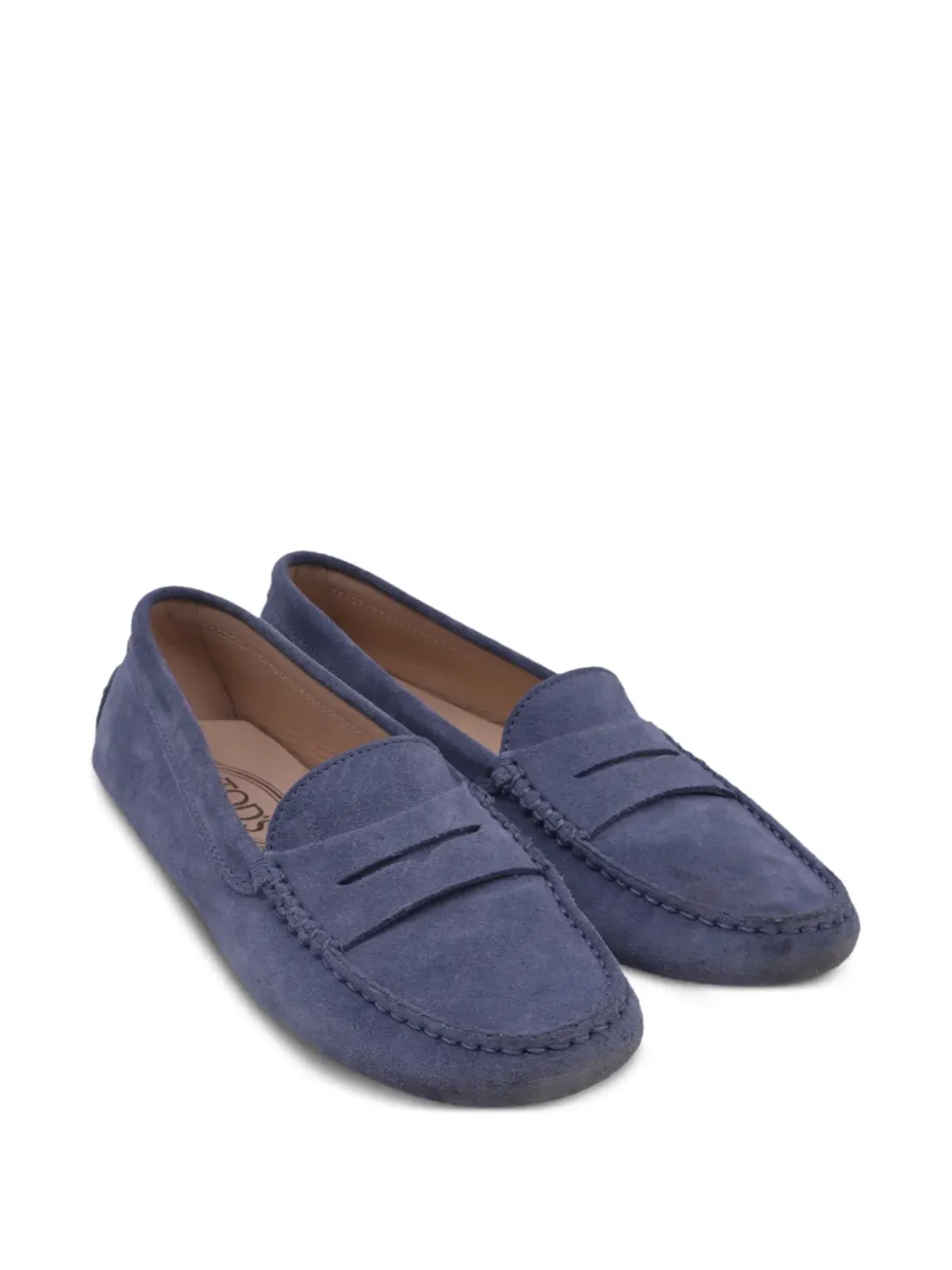 Tod's Vintage Gommino suede loafers - Blue - 画像2