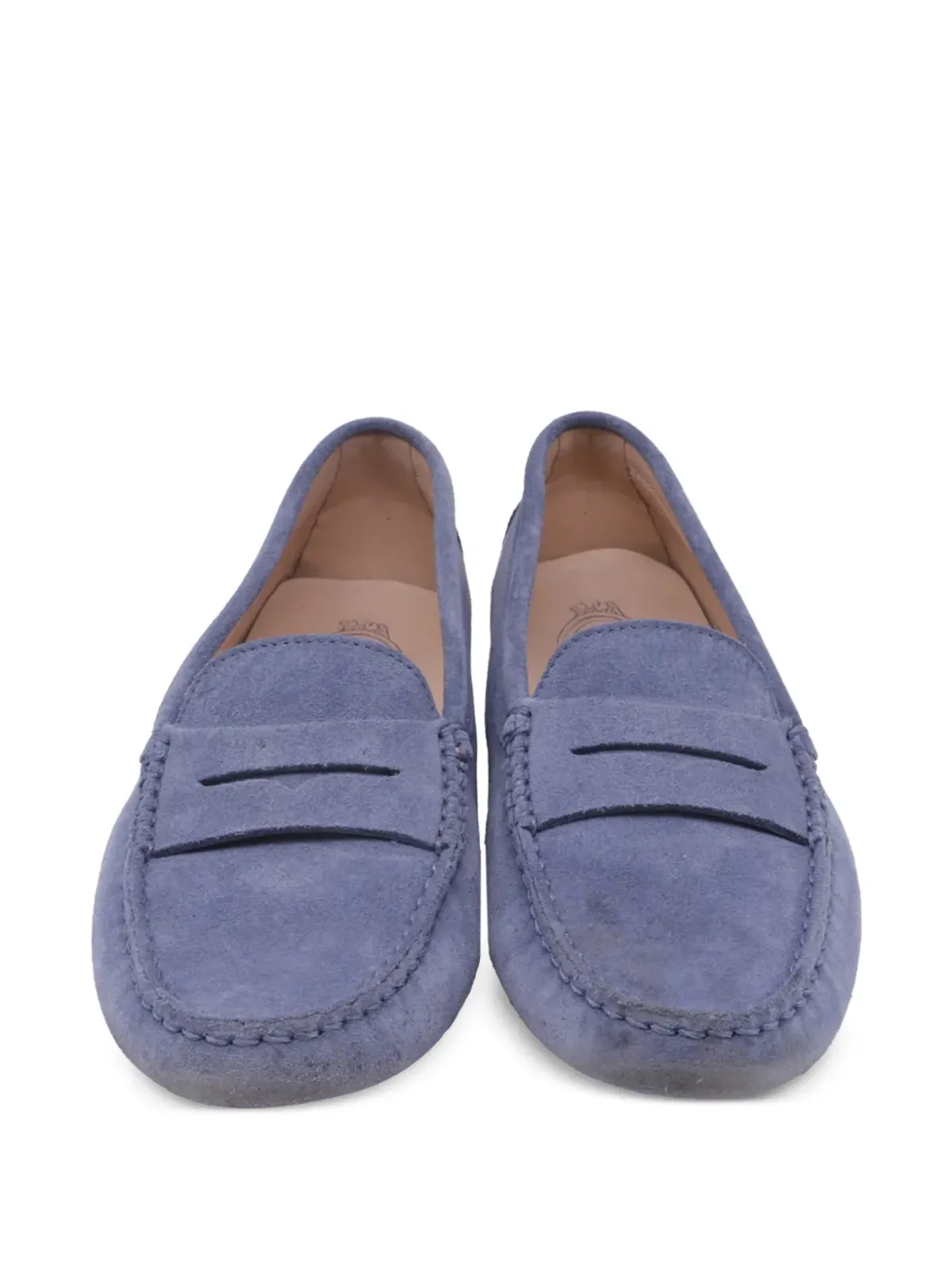 Tod's Vintage Gommino suede loafers - Blue - 画像4