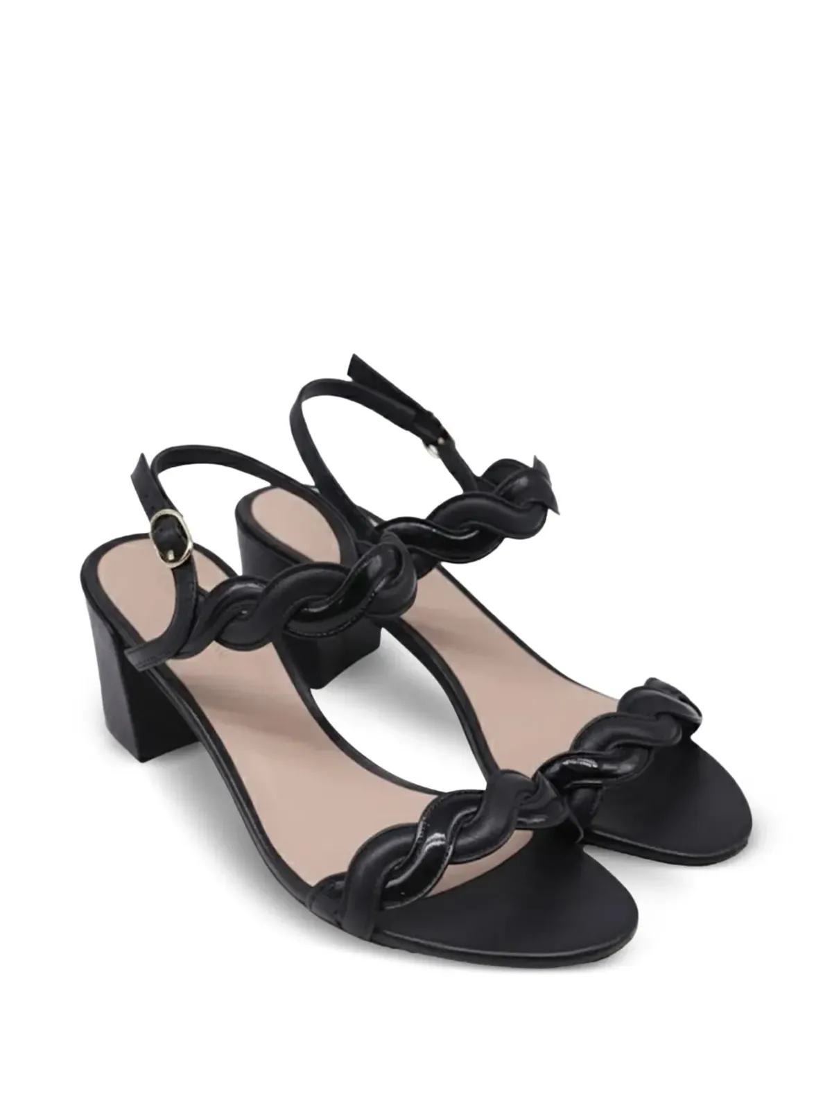 Stuart Weitzman 2024 ツイストブレイドサンダル - Black - 画像2