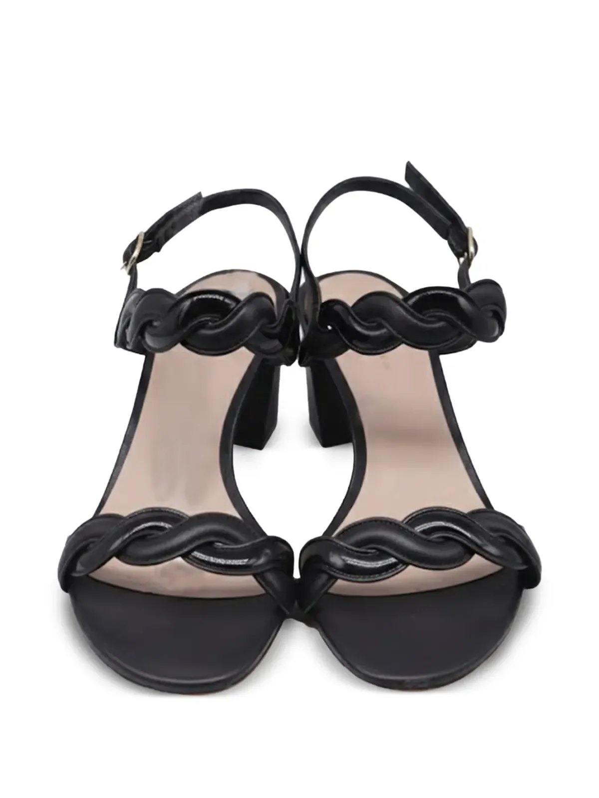 Stuart Weitzman 2024 ツイストブレイドサンダル - Black - 画像3